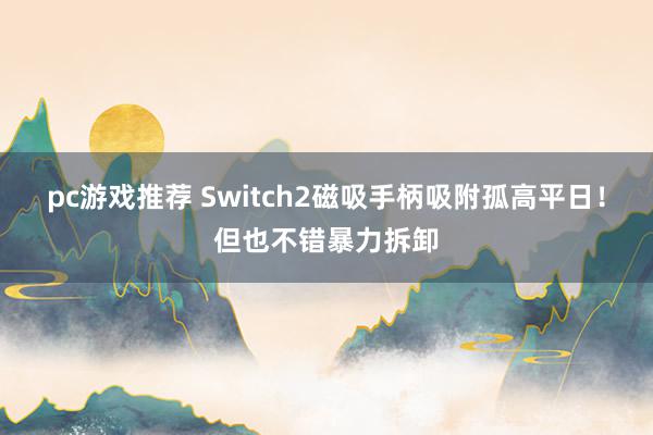 pc游戏推荐 Switch2磁吸手柄吸附孤高平日！但也不错暴力拆卸